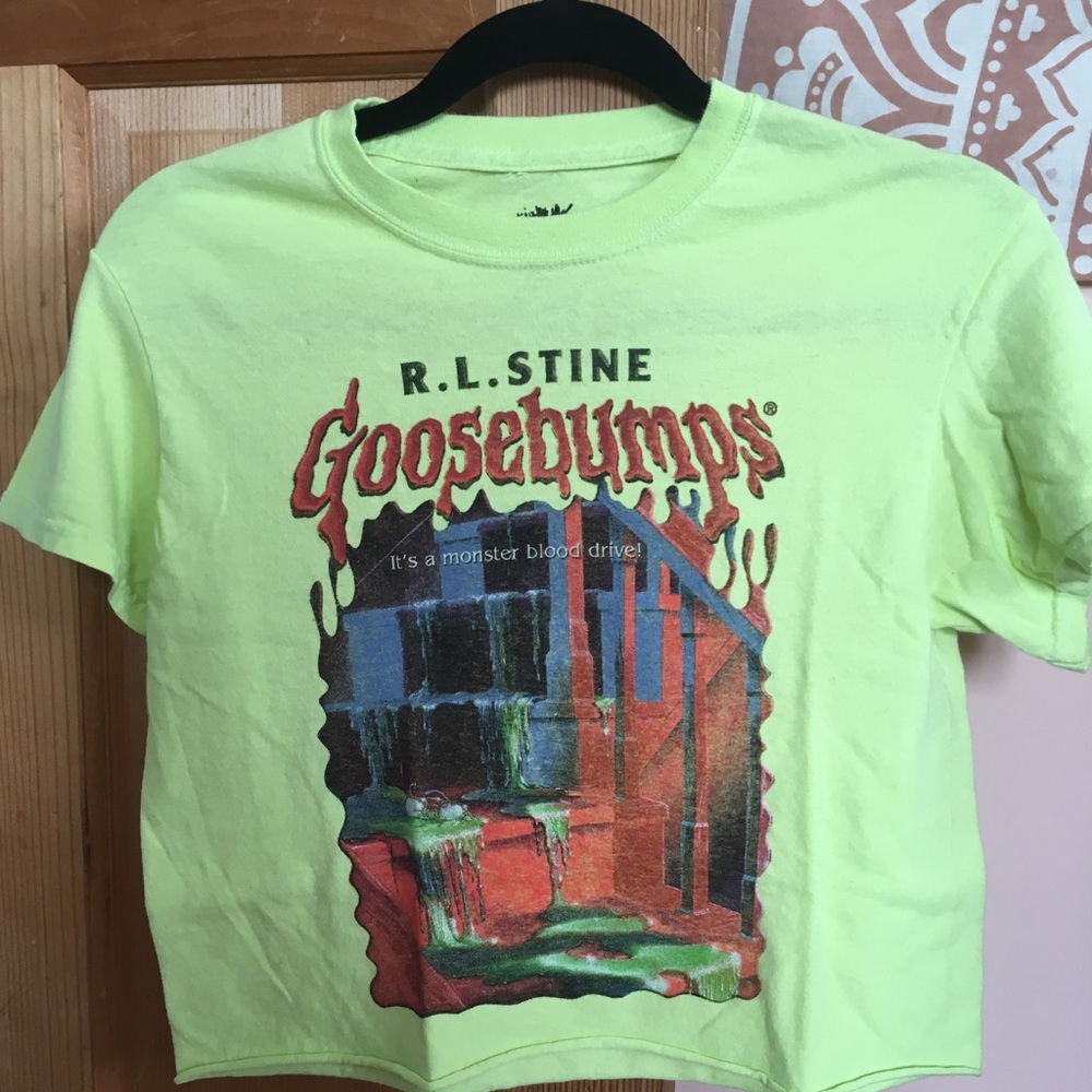 Urban Outfitters Goosebumps Monster Blood Crop Top